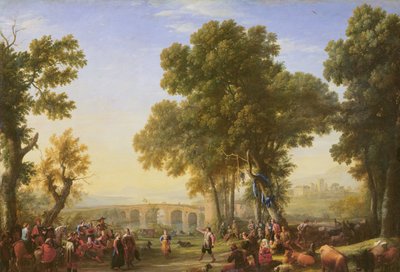 The Village Festival (detail) by Claude Lorrain